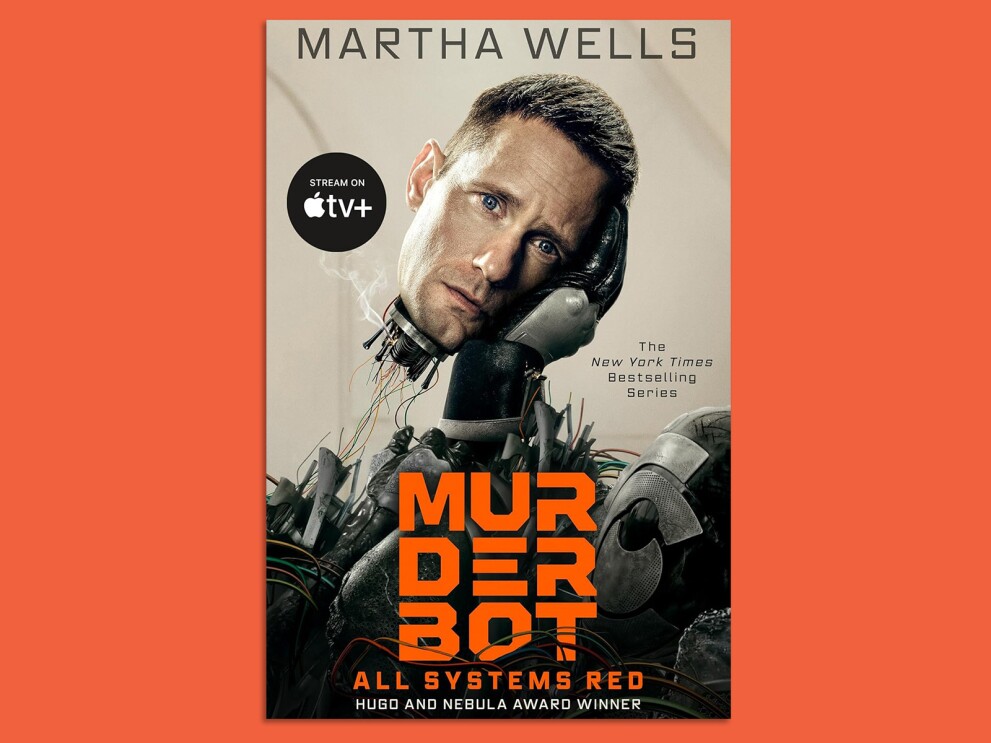 Book cover: Murderbot: All Systems Red by Martha Wells