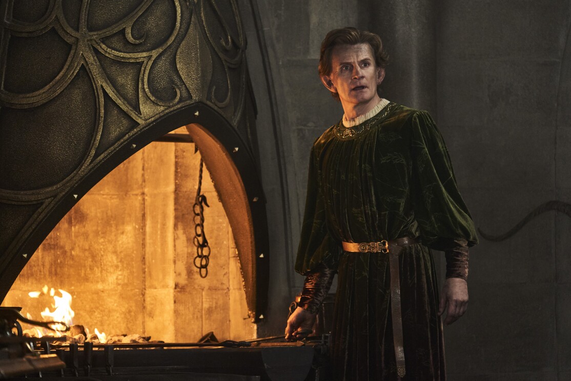 Charles Edwards as Celebrimbor in The Lord of the Rings: The Rings of Power on Prime Video