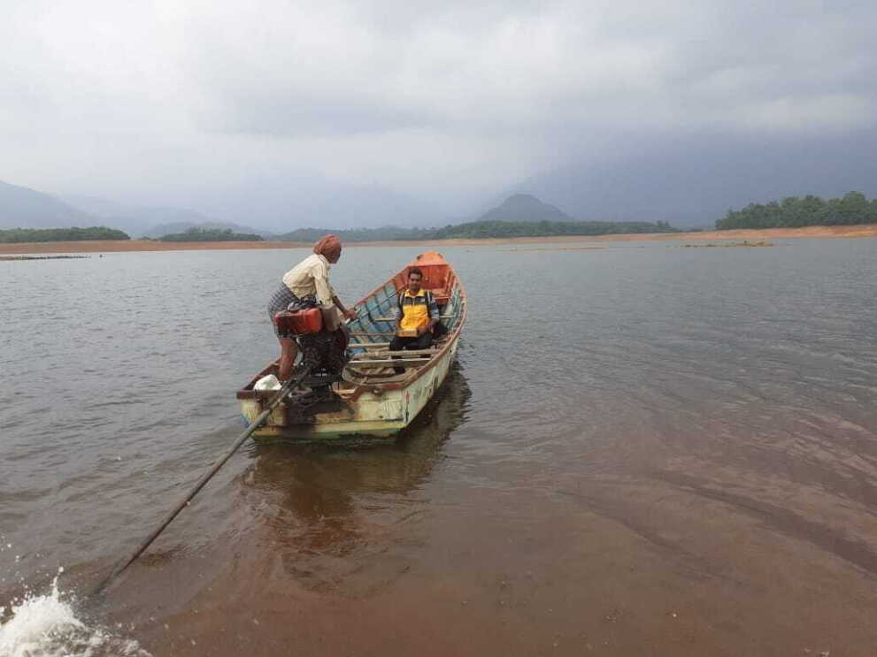 Making deliveries by  boat