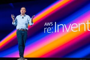 Matt Garman, AWS CEO on stage at re:Invent 2024
