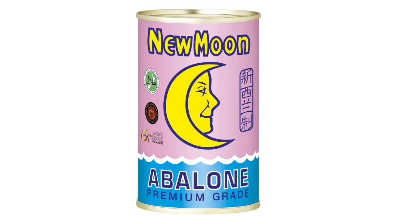 A can of New Moon abalone.