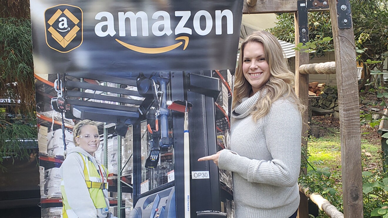 Amazon employee Alyssa Cox