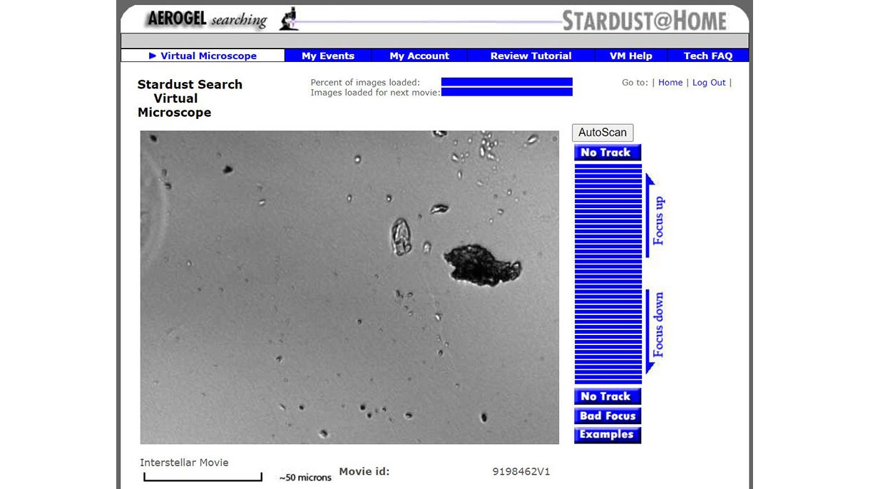 An image of a screen view from an early AWS customer data visualization