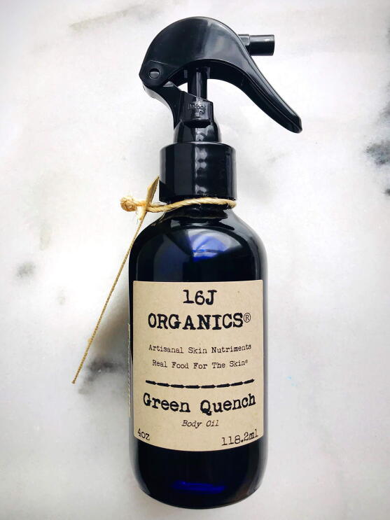 A front view of a product by 16J Organics