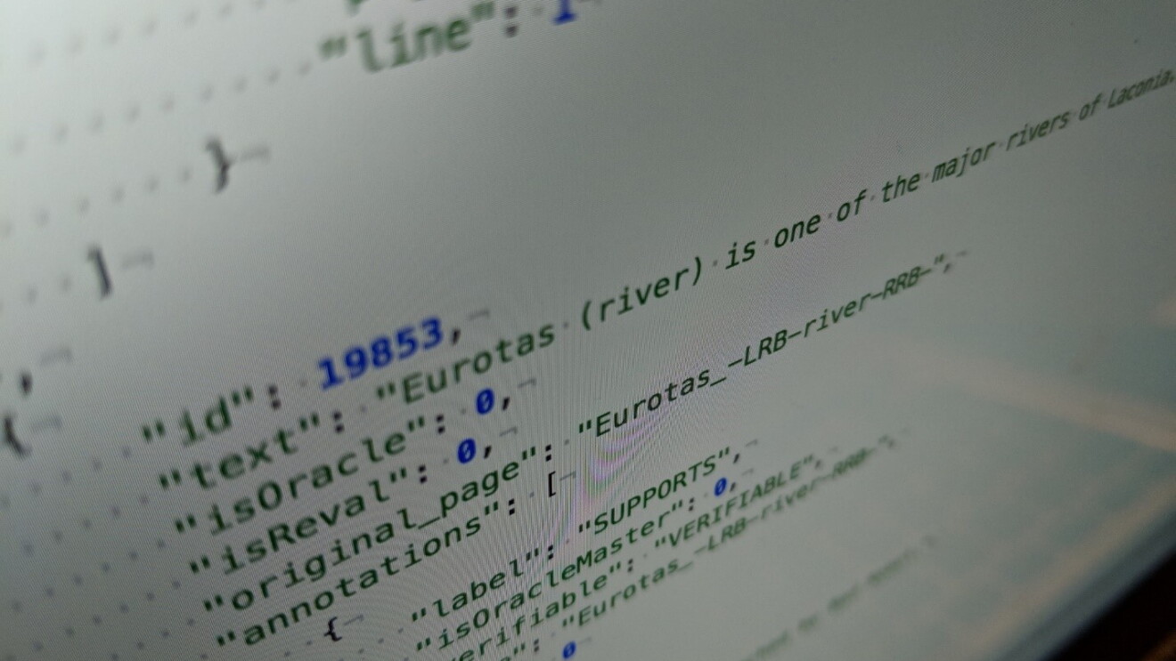 Artificial Intelligence code on a screen