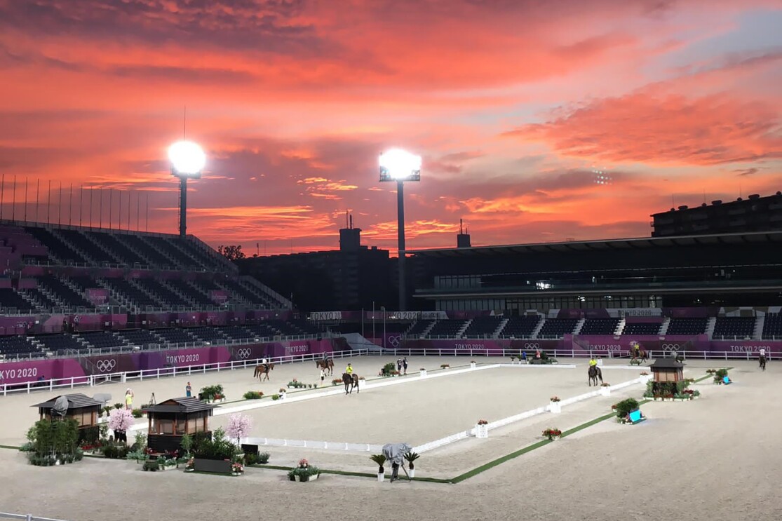 Delivery Service Partner Cesar Hirsch, who leads a logistics company for Amazon and equestrian sports at the Tokyo Olympics.