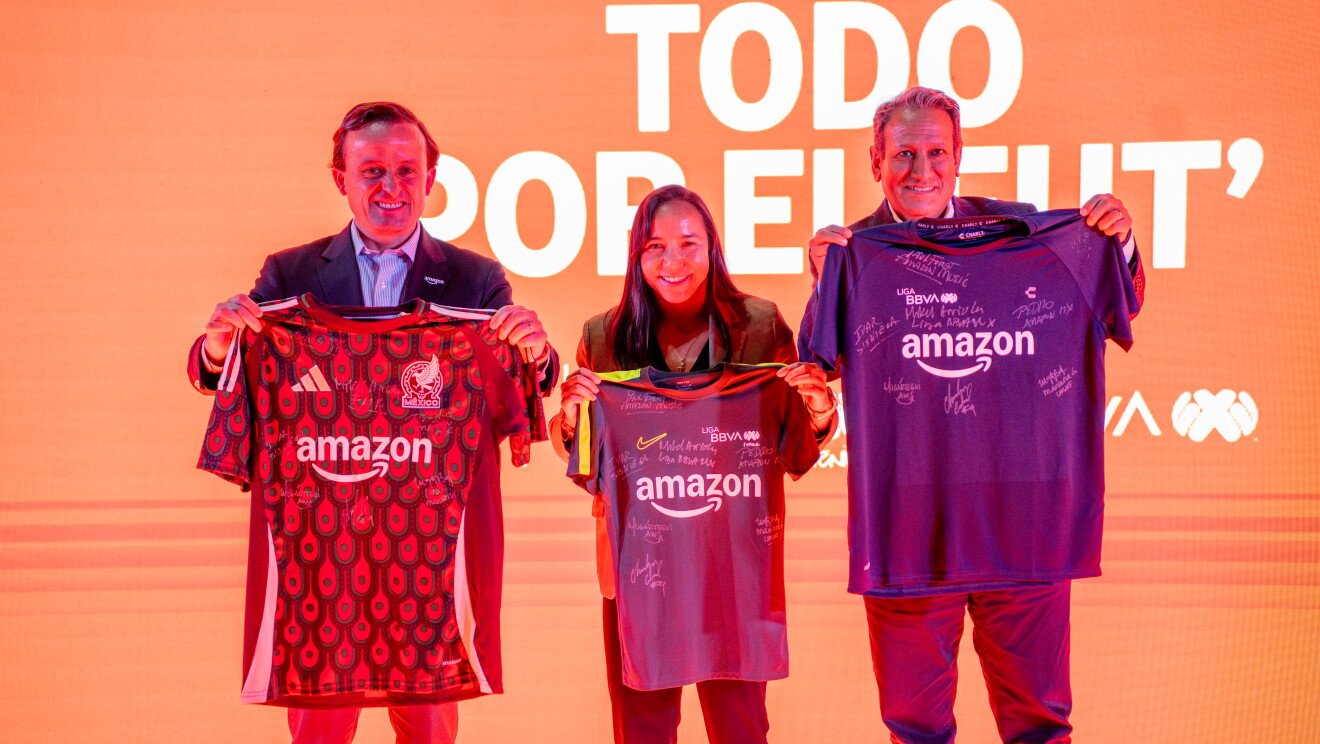 Amazon México, orgulloso patrocinador de la  Selección Nacional de México, la Liga BBVA MX y la Liga BBVA MX femenil