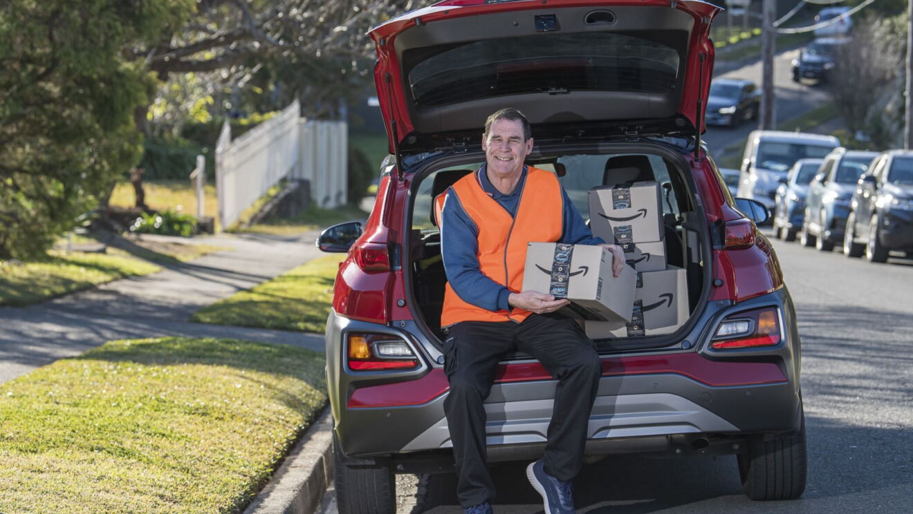 Amazon Flex delivery partner, Neil Hughes.