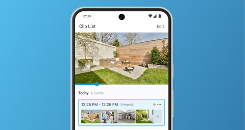 Blink Moments view in the Blink App. (Photo: Business Wire)