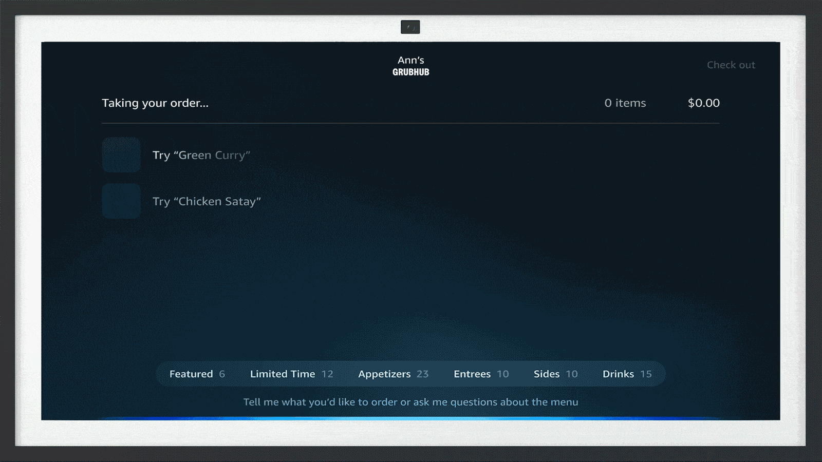 Ordering food with Alexa+