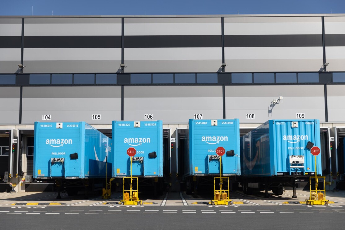 freight amazon trucks sustainability transportation