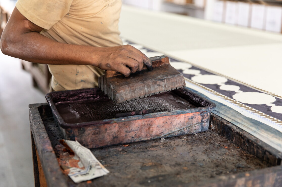 Printing the fabric