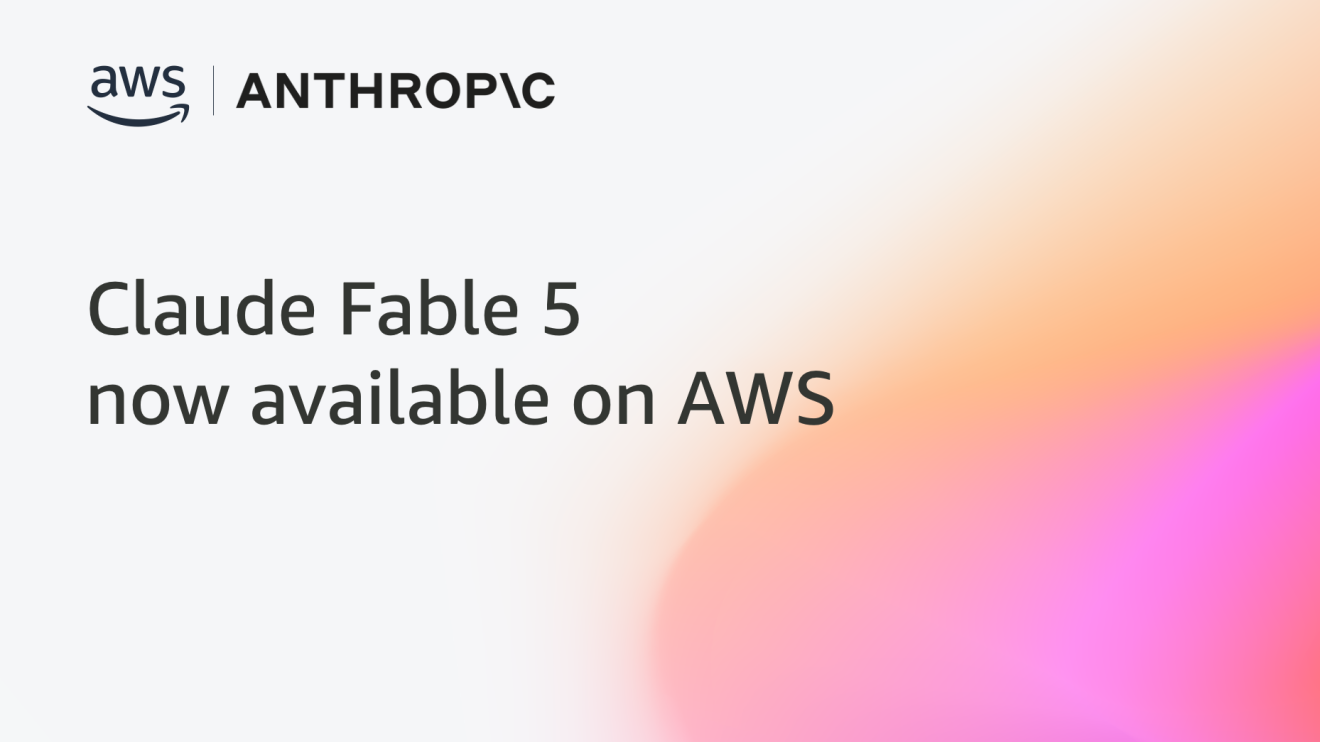 Claude Fable 5 from Anthropic now available on AWS