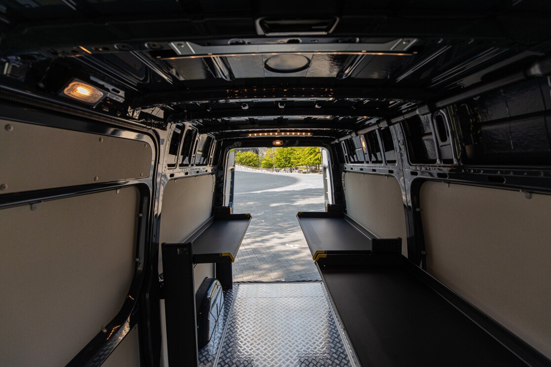 Interior of the Mercedes-Benz eSprinter