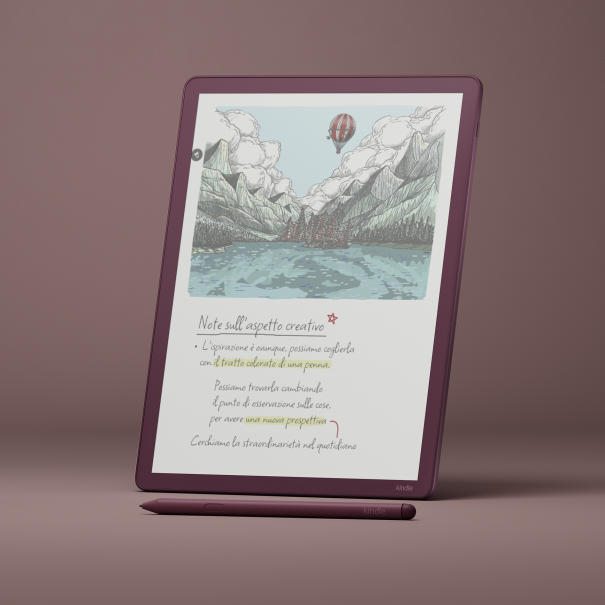 Amazon amplia la famiglia Kindle Scribe con nuovi modelli e il primo Kindle Scribe a colori