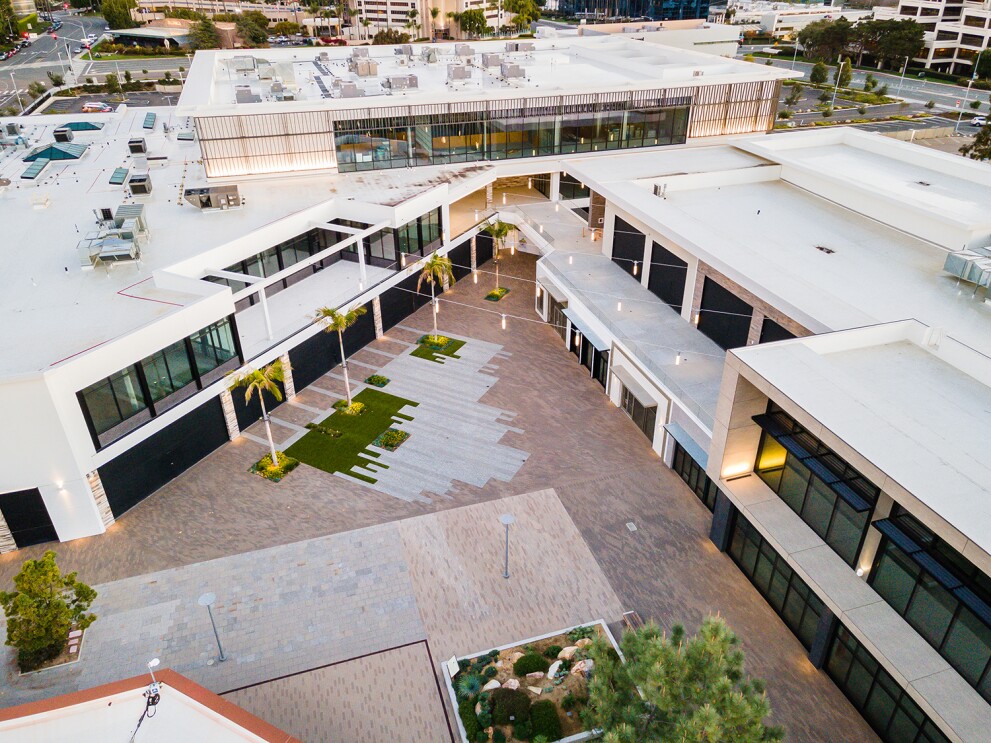 An image of the exterior of the Amazon office in San Diego.