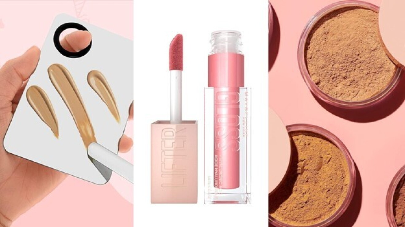 Collection of vital TikTok makeup products