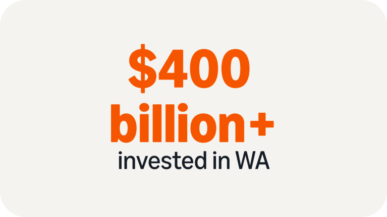 $400 bilion invested in WA