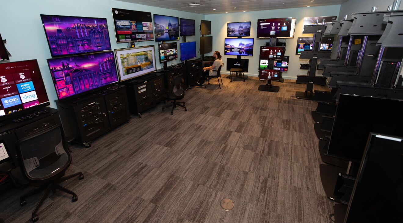 Prime Video testing room