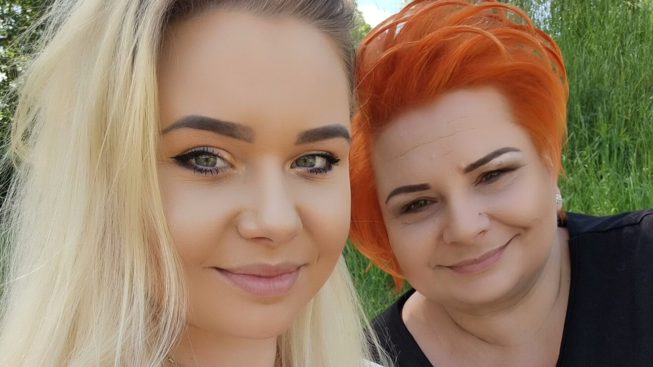 Dagmara Buckowska with mom