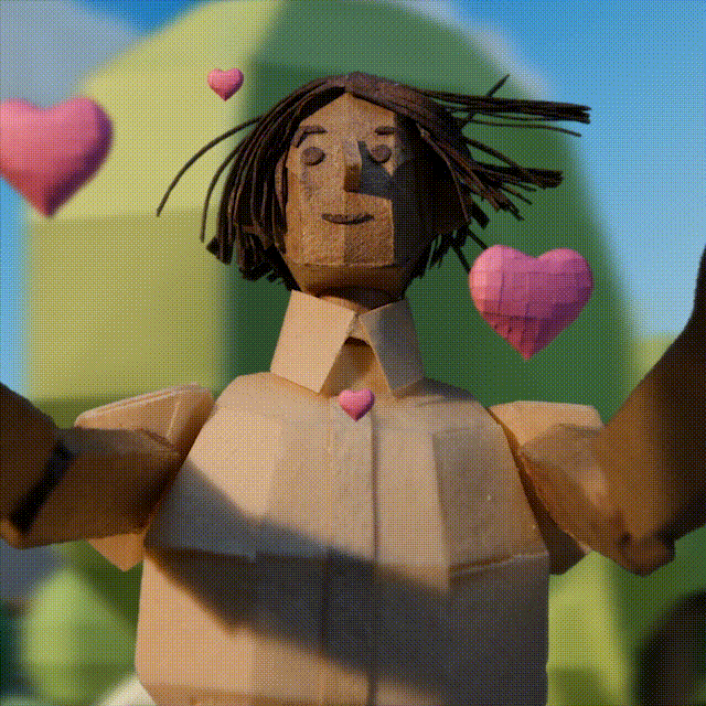 Prime Day papercraft GIF