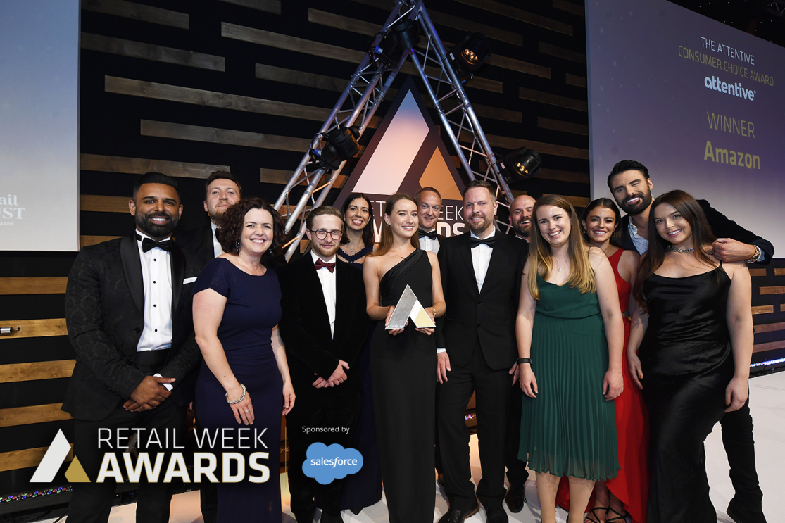 Retail Week Consumer Choice Award Winning Team