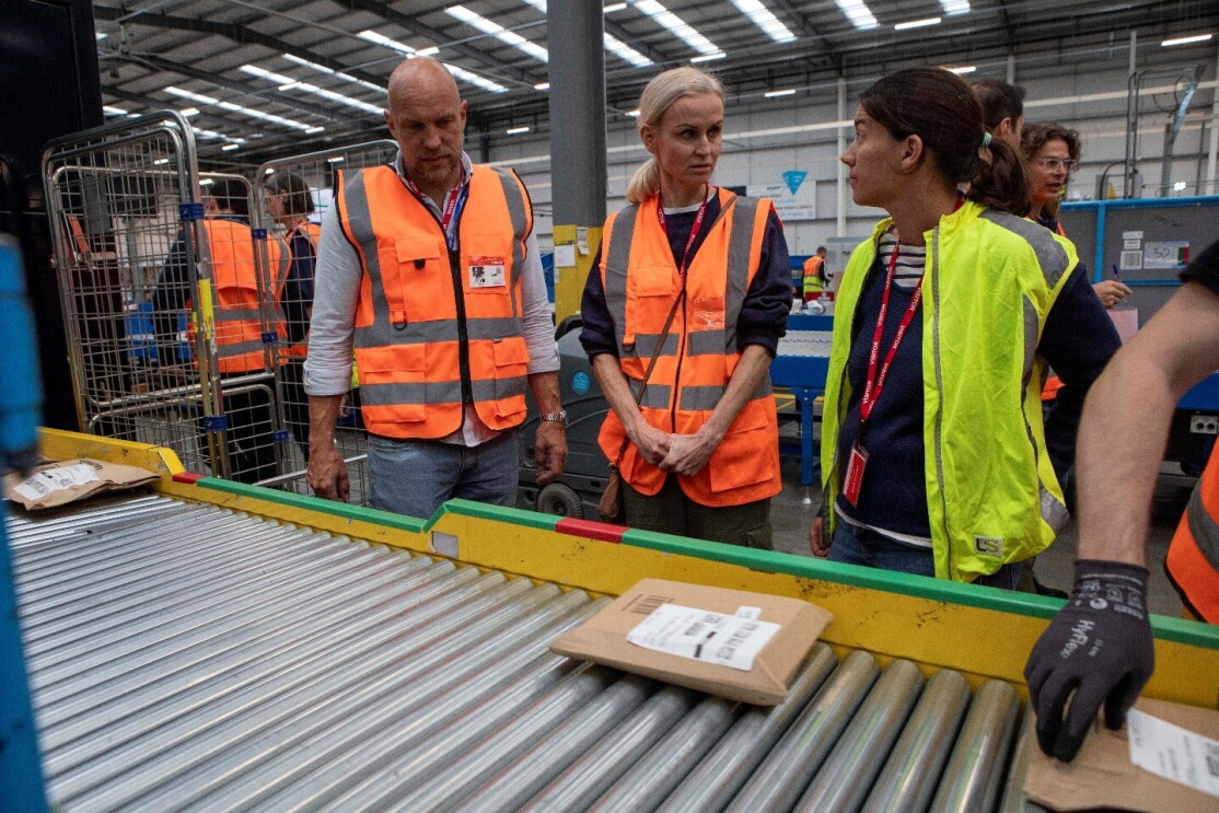 Amazon Sustainability Accelerator 2024. Visita de las start-ups a un centro logístico. 