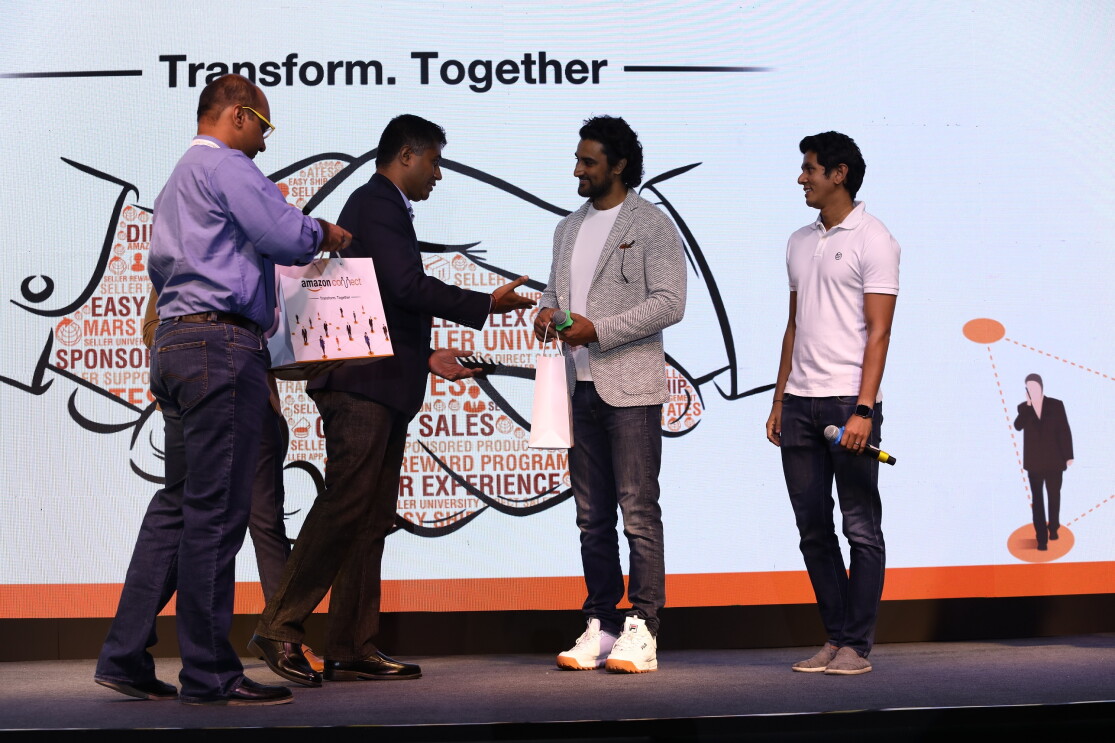 Moments from the stage when the Ketto partnership was announced