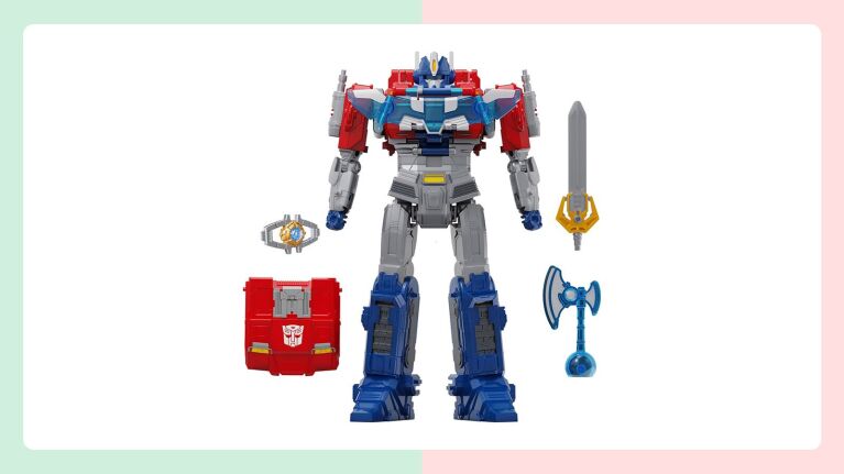 Transformers One Movie Power Flip Optimus Prime