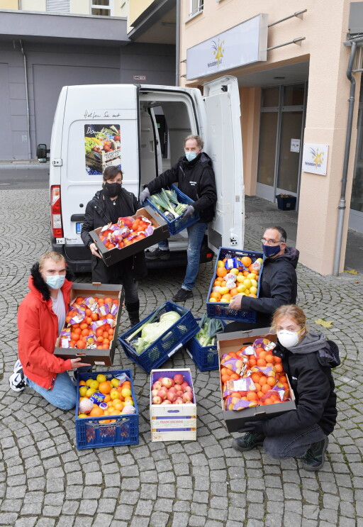 Spendenlieferung an Heimatstern