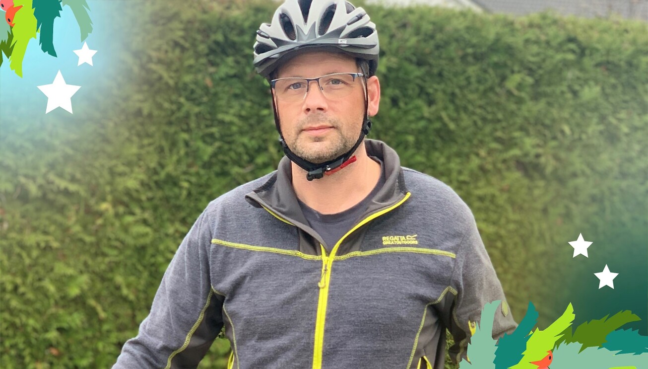7-12-2020 Sven mit Radhelm