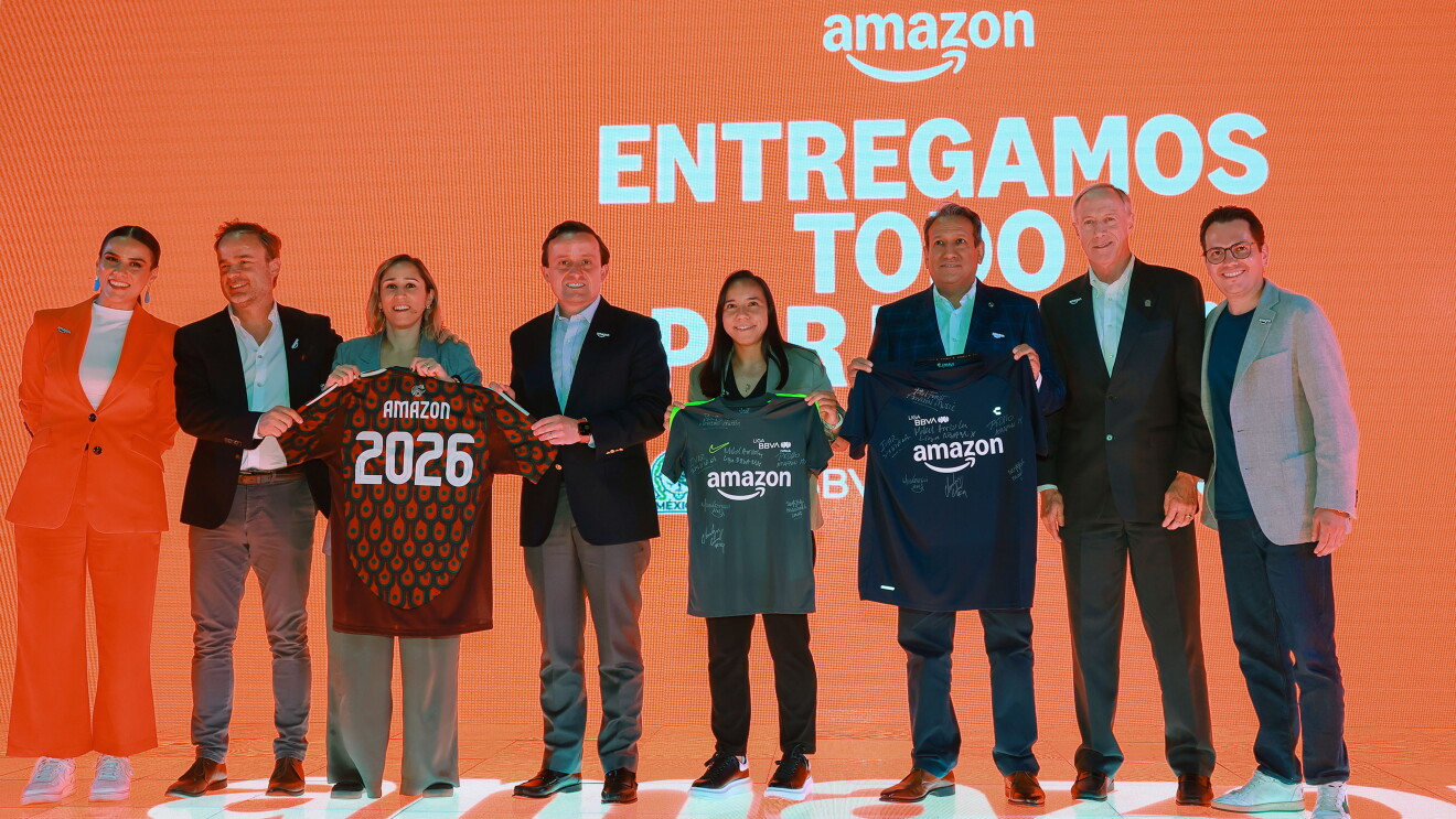 Amazon México, orgulloso patrocinador de la  Selección Nacional de México, la Liga BBVA MX y la Liga BBVA MX femenil