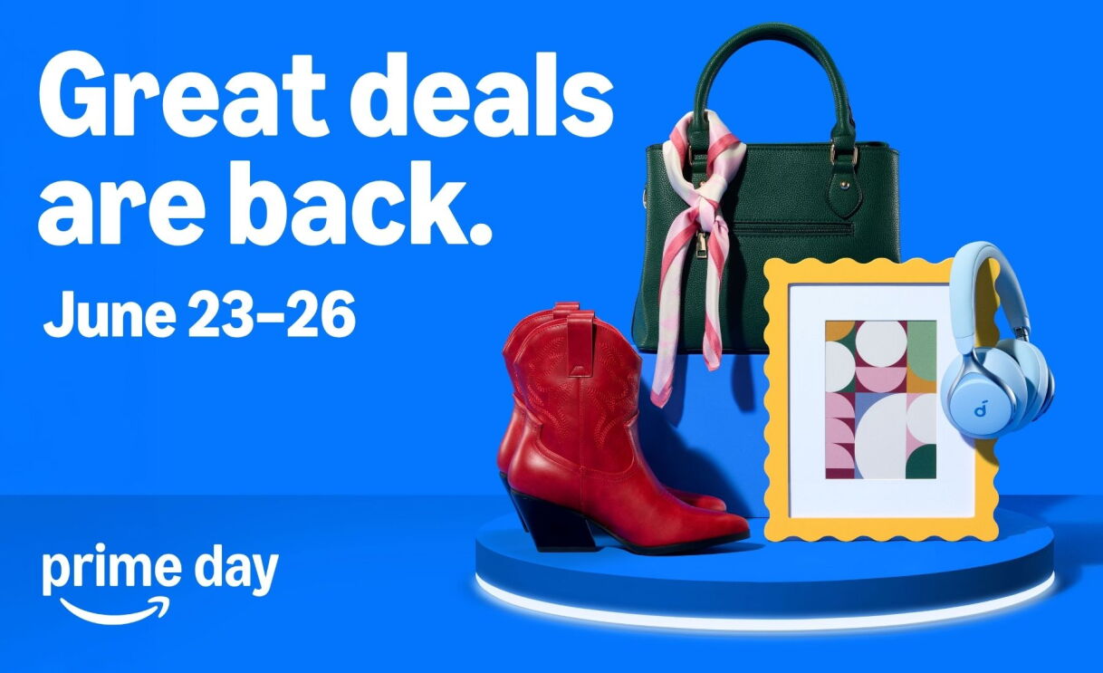 Prime day graphic announcing the great deals on offer June 23-26