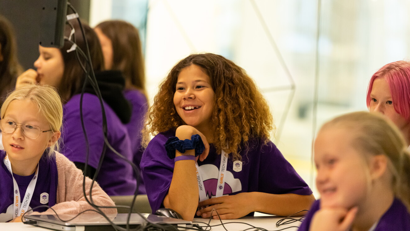 Girls tech day in Sweden by AWS.