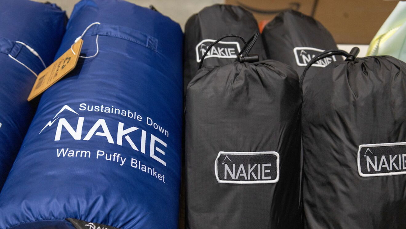 NAKIE Sustainable Down Warm Puffy Blanket