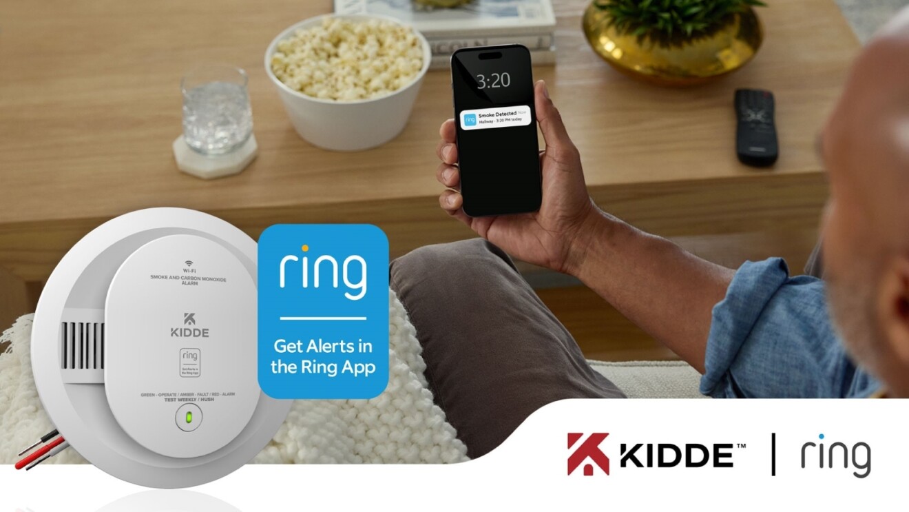 Kidde smoke alarm and Ring app integration for home safety alerts