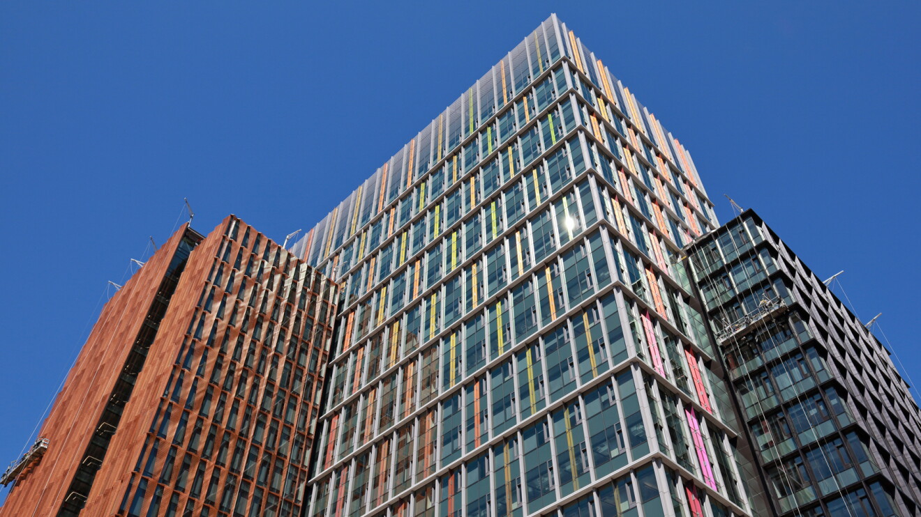 An image of Amazon's HQ2 office in Arlington. 