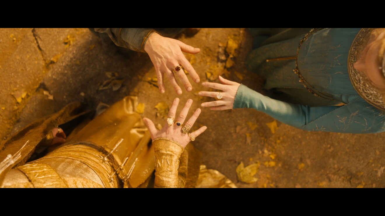 Still photos from the Lord of The Rings The Rings of Power Season 2 Teaser video
