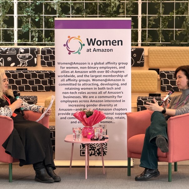 Women at Amazon's fireside chat 2   