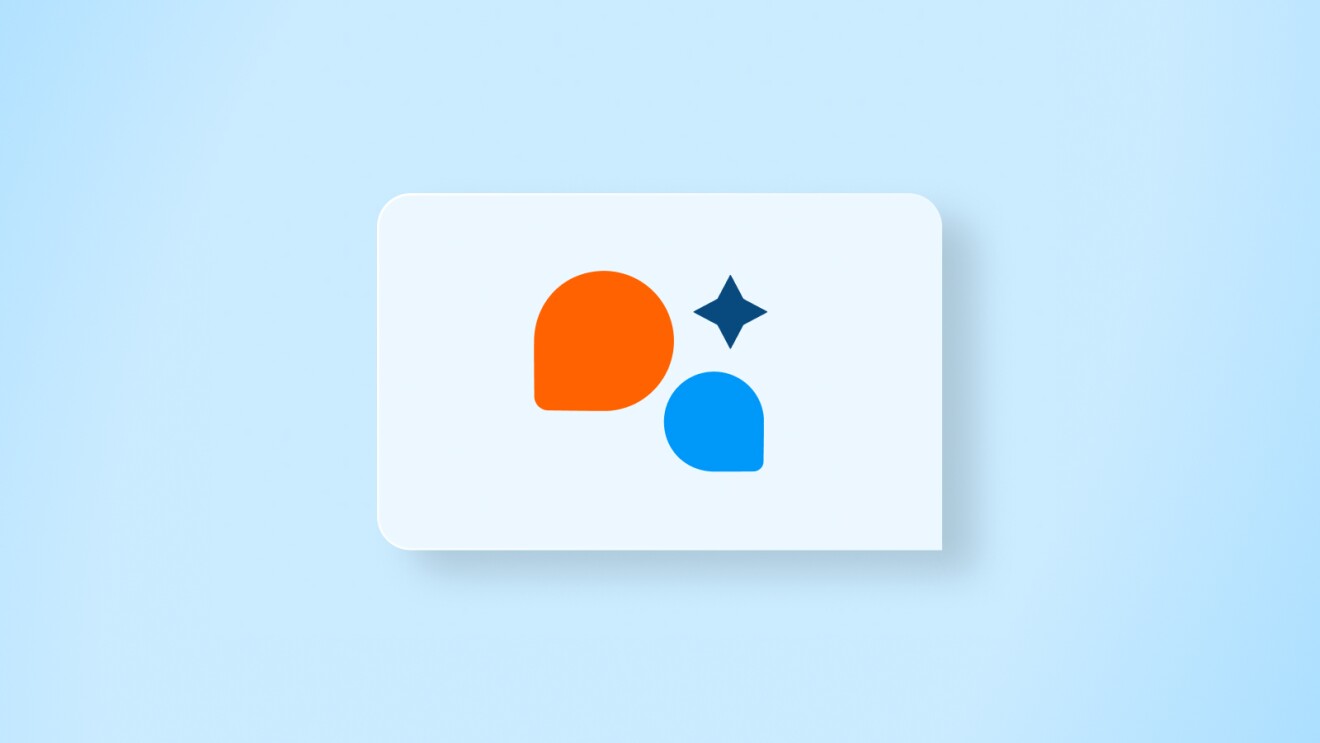 Amazon Rufus logo featuring chat bubbles and sparkle icon
