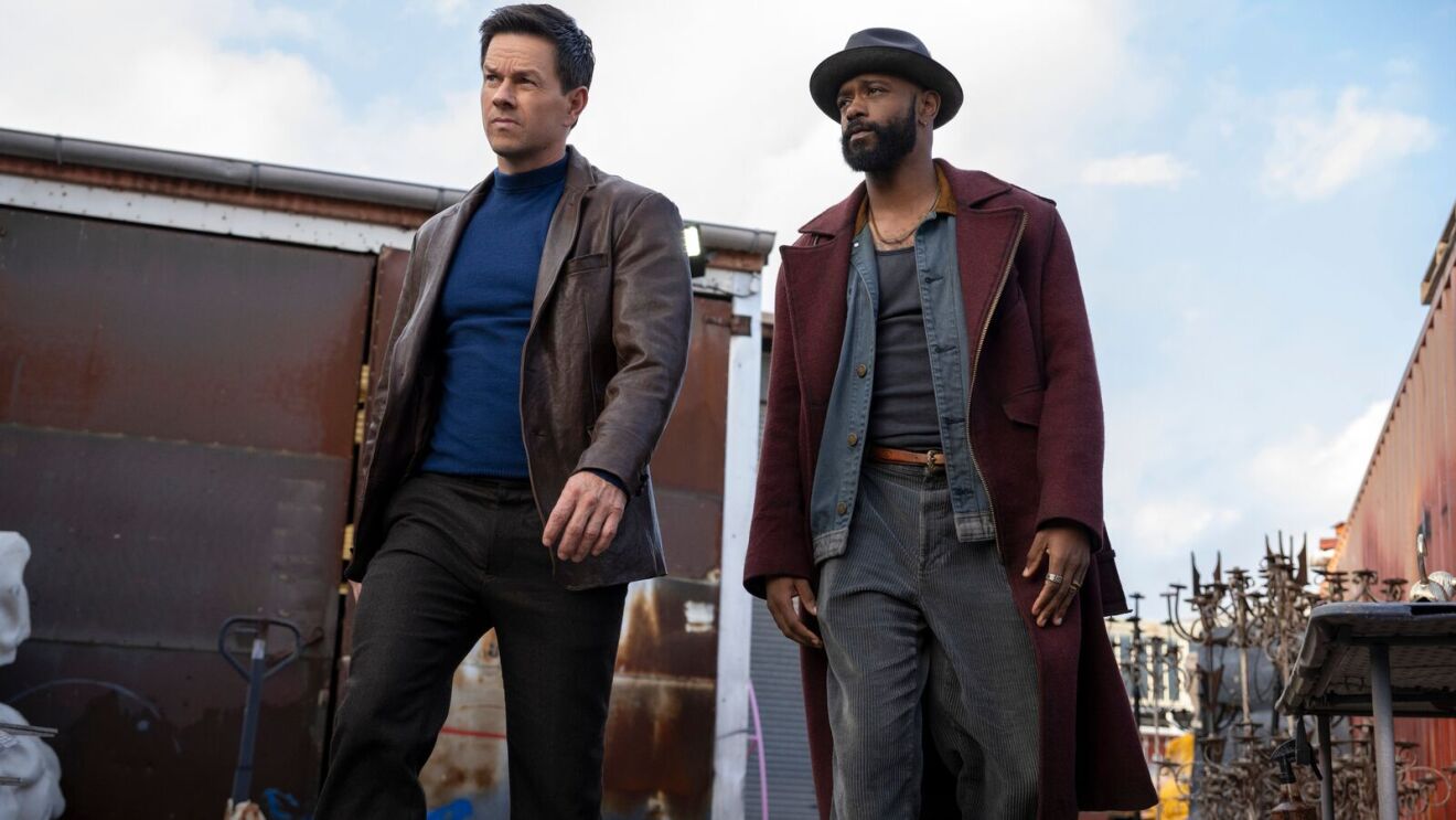 Mark Wahlberg and LaKeith Stanfield in Play Dirty