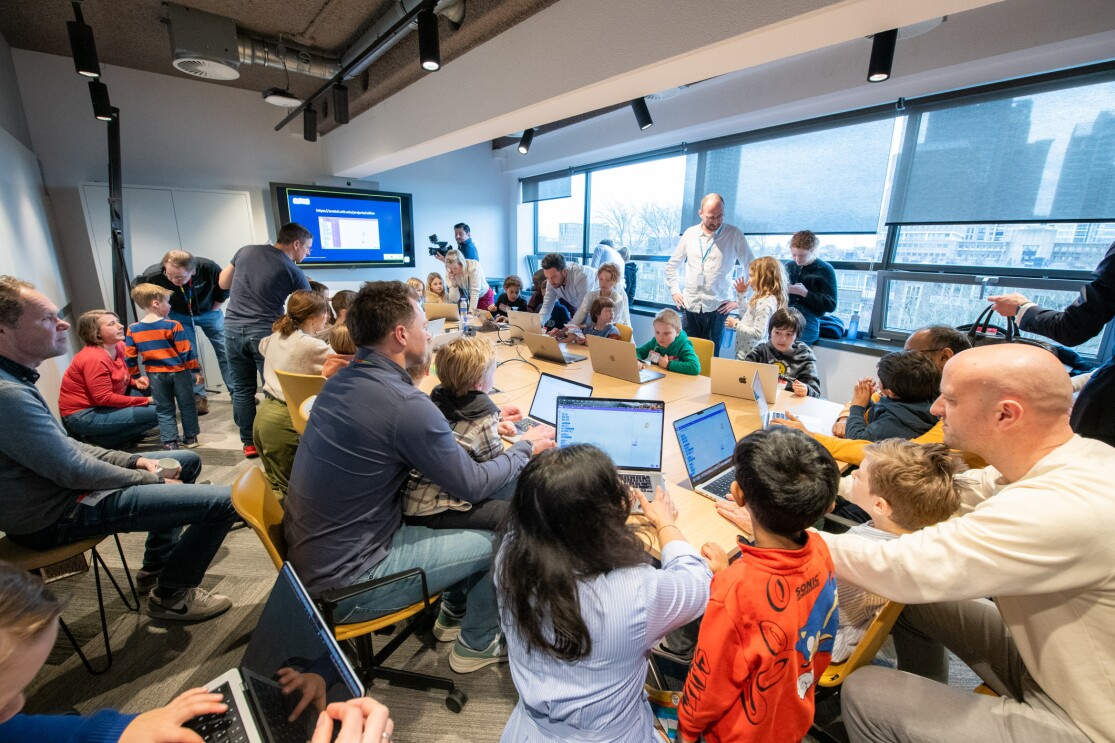 Coding workshop Amazon NL Kids day