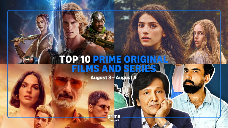 Collage showcasing diverse Prime Video and MGM original content