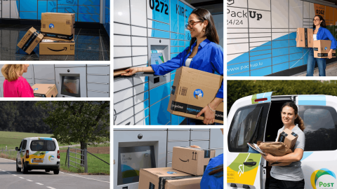 Luxembourg and POST deliveries Packup Prime Day  