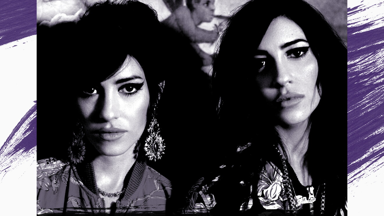 Album cover for a "guest curated" selection of music from The Veronicas. Two women with smokey eye on a black and white photo.