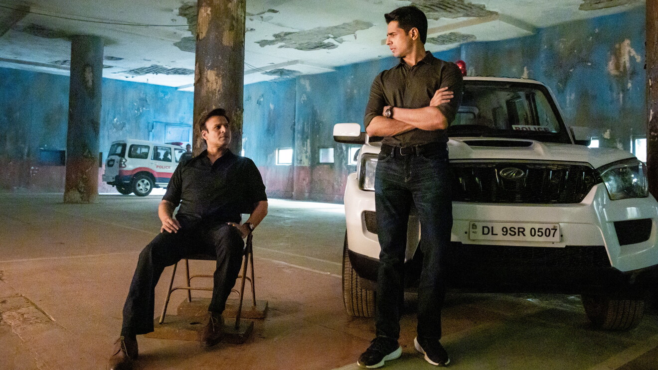 Vivek Oberoi and Sidharth Malhotra in Indian Police Force