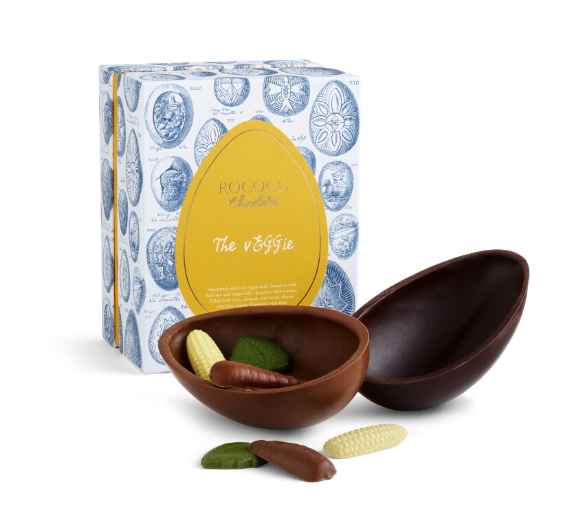 The vEGGie Easter Egg Rococo Chocolates