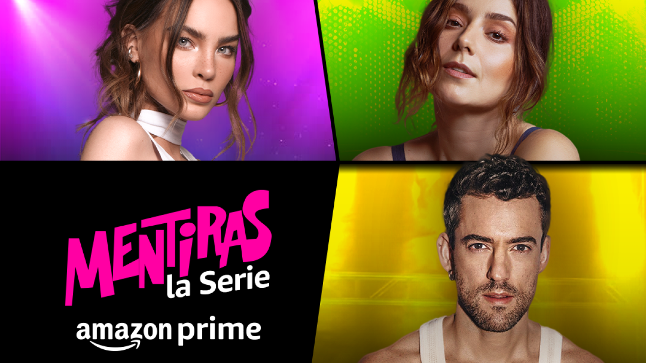 Poster de la serie Mentiras la serie, de Prime Video. 