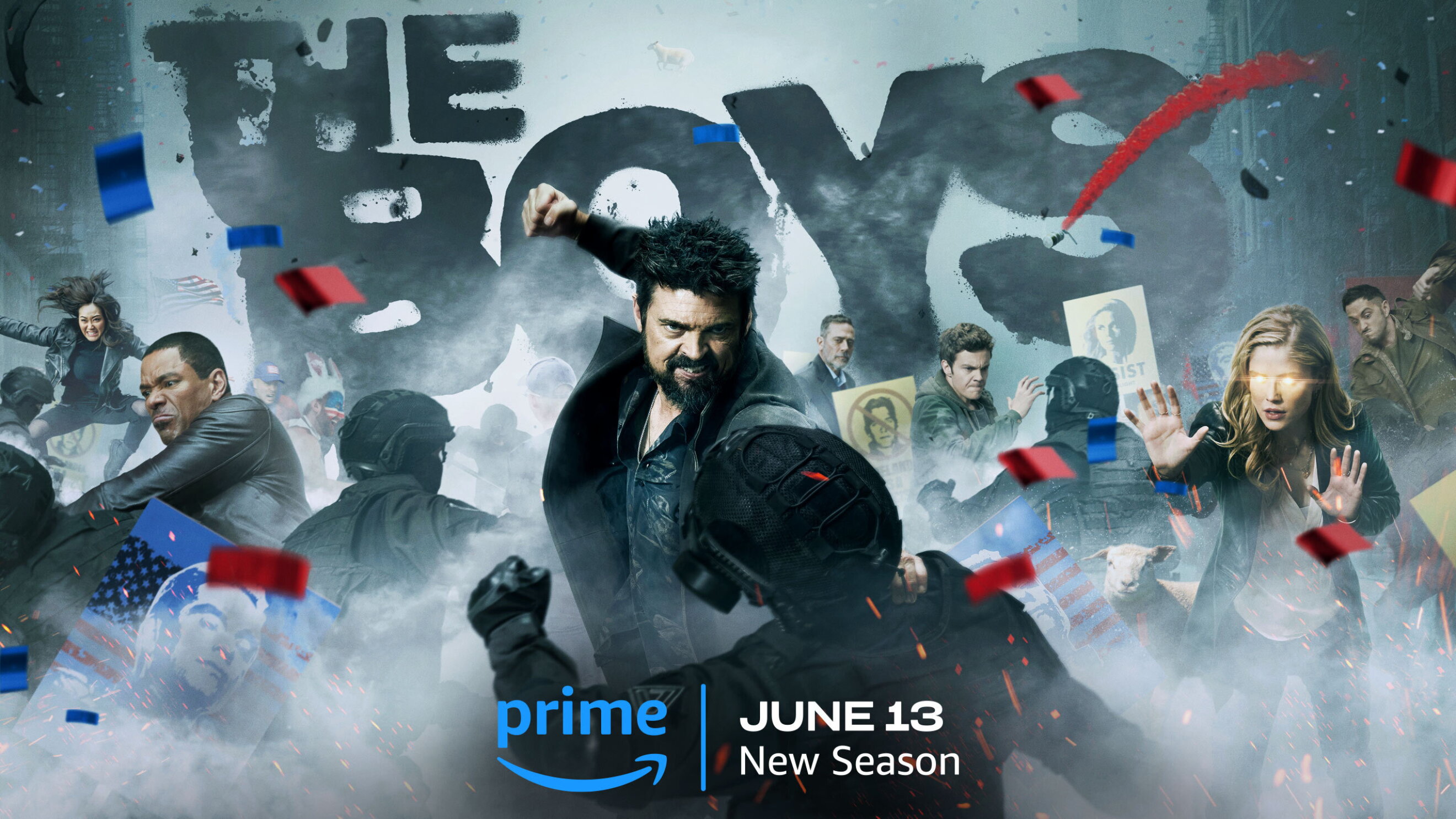 Key art for The Boys Season Four.