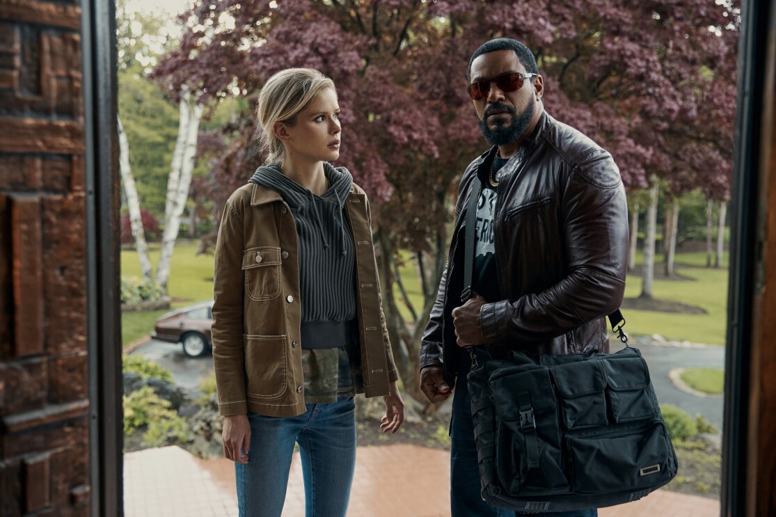 Erin Moriarty (Annie January aka Starlight), Laz Alonso (Mother's Milk) in 'The Boys' on Prime Video